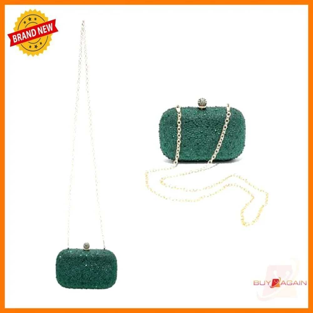 Sparkling Rhinestone Clutch Evening Bag Wedding Party Mini Handbag